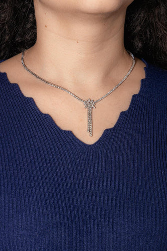 Collier Rivière Or blanc Diamant