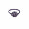 Bague 57 Solitaire or blanc diamant 58 Facettes 11-GSJE487-01