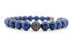 Bracelet bracelet DAVID YURMAN spiritual beads lapis lazuli saphirs argent 58 Facettes 260548