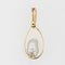 Pendentif Pendentif en or et sa perle baroque 58 Facettes CVP17