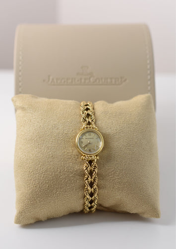 Montre Jaeger-LeCoultre - Montre femme, bracelet torsadé or jaune, 1954 58 Facettes JLC-100