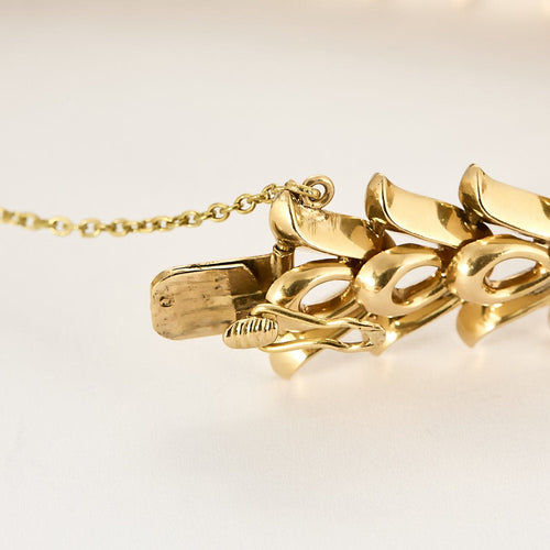 Bracelet Bracelet en or jaune ajouré à maille fantaisie 58 Facettes BIA0924