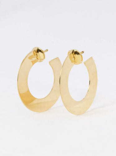 Boucles d'oreilles Créoles DINH VAN Cible or jaune 58 Facettes 1128.2