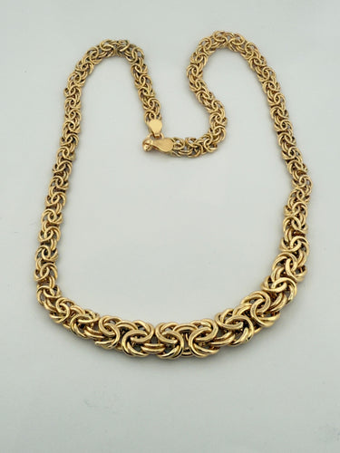 Collier Collier maille royale en or jaune 18 carats 750/1000 58 Facettes