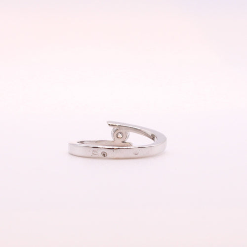 Bague 52 Bague Solitaire Diamant or blanc 58 Facettes