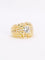 Bague 44.5 Bague vintage godrons or jaune diamant 0.8 ct 58 Facettes 1111.3