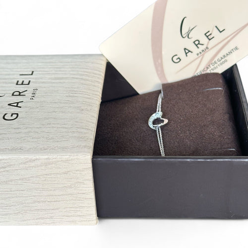 Bracelet GAREL - Bracelet Envol en or blanc 58 Facettes 264