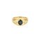 Bague 53 Bague en or jaune, saphir et diamants 58 Facettes GU00016X3