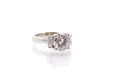 Bague 53 Bague or blanc diamant 2,57 cts 58 Facettes 25750 25696