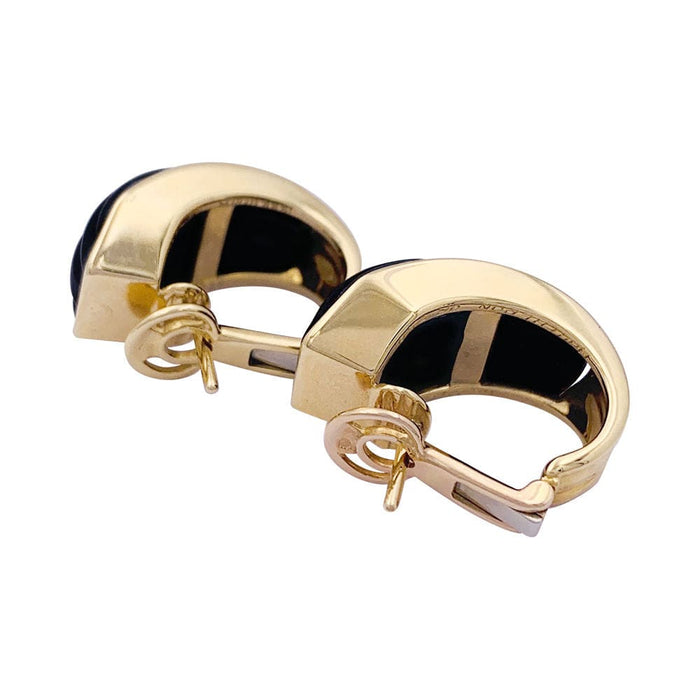 Boucles d'oreilles Boucles d'oreille Boucheron vintage or jaune, bois. 58 Facettes 33829