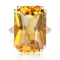 Bague 52 Bague vintage citrine 58 Facettes 25-019