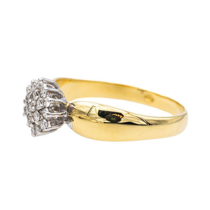 Bague 55 Bague Marguerite Or jaune Diamant 58 Facettes 3367678CN