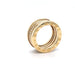 52 BULGARI ring - B.ZERO 1 YELLOW GOLD AND DIAMOND RING 58 Facettes Ref bul bag