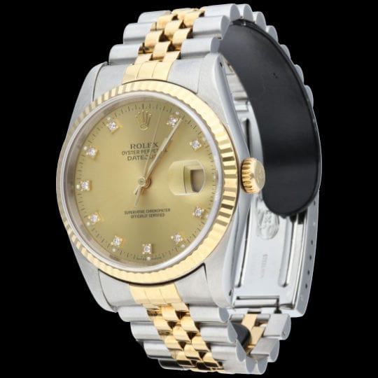 Rolex Montre Datejust 36 Or Jaune 18K / Acier