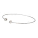 Bracelet Dinh Van Bracelet Jonc Le Cube Or blanc Diamant 58 Facettes 3515983CN