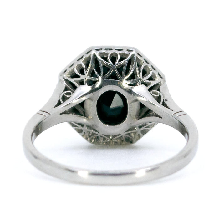 Bague 55 Bague en platine avec diamants et onyx 58 Facettes 596F005ED5EF462EB891EDCDB38AD8FA