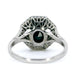 Bague 55 Bague en platine avec diamants et onyx 58 Facettes 596F005ED5EF462EB891EDCDB38AD8FA