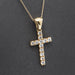 Collier Collier pendentif croix en or et diamants 58 Facettes D363121CG