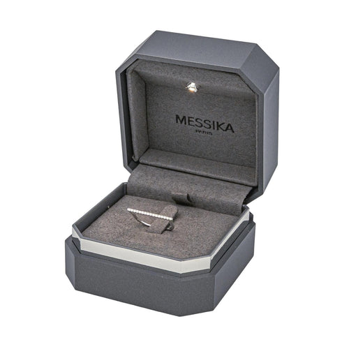 Bague 51 Messika Bague Gatsby Barrette Or blanc Diamant 58 Facettes 4098668RV