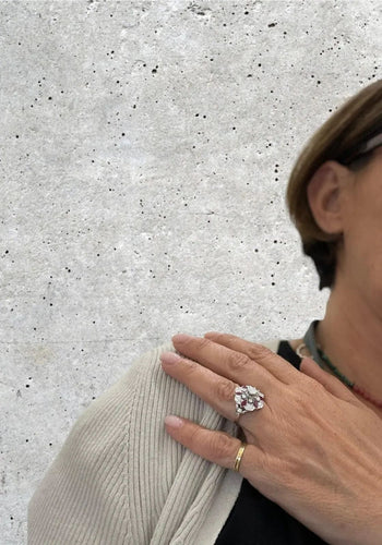 Bague 50 Bague en or rubis et diamant de créateur 58 Facettes