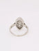 Bague 57 Bague marquise or blanc diamants 58 Facettes J606