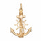 Pendentif Breloque ancre de navire vintage en or jaune 58 Facettes G13992