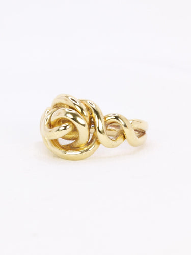 Bague 48 Bague noeud vintage or jaune 58 Facettes 1108.8