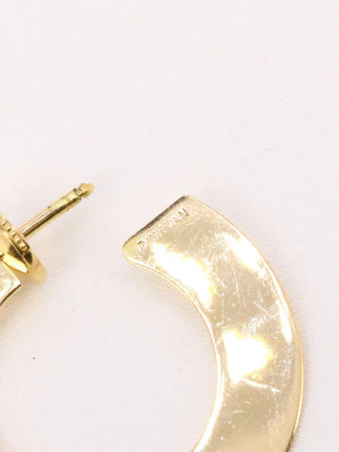 Boucles d'oreilles Créoles DINH VAN Cible or jaune 58 Facettes 1128.2