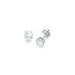 Boucles d'oreilles Boucles d'oreilles 0.50ct diamants or gris 58 Facettes BO245