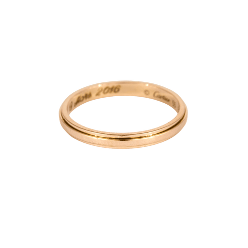 Bague 55 BAGUE ALLIANCE CARTIER OR JAUNE 58 Facettes BO/240030//