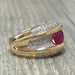 Bague 54 Bague rubis diamants 58 Facettes 329