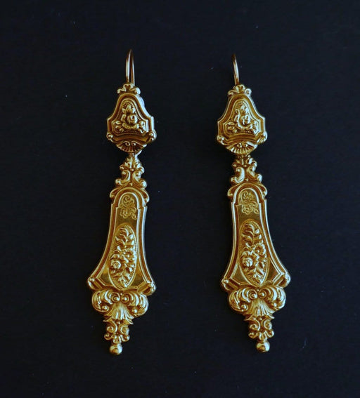 Boucles d'oreilles Pendants d'Oreilles Napoléon III 58 Facettes