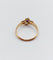 Bague 56 Bague toi et moi or rose, pierre bleue et perles (circa 1900) 58 Facettes A06251
