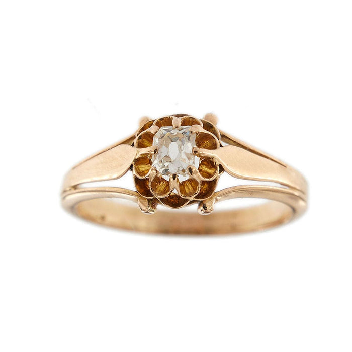 Bague 56 Bague solitaire avec un diamant de 0,35 ct 58 Facettes 30429