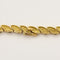 Collier Collier or jaune à motif de feuilles 58 Facettes ENG10550