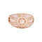 Bague 54 Bague en or rose et opale rose en diamant 58 Facettes G14219