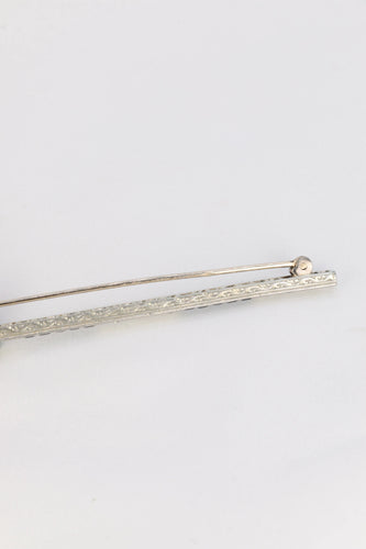 Broche Broche barrette saphirs & diamants 58 Facettes 721