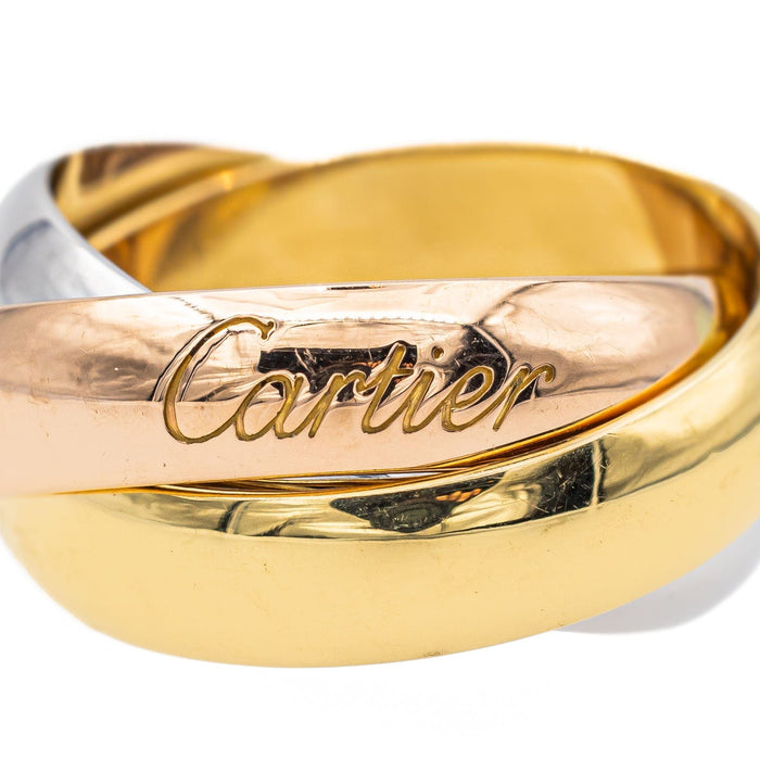 Bague 56 Cartier Bague Trinity Or jaune 58 Facettes 3319597CN