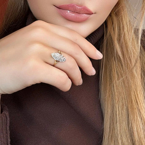 Bague 52 Bague Marquise Or Jaune & Diamants 58 Facettes 48-GS36222-01