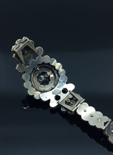 Bracelet Bracciale Austroungarico con Granato Piropo 58 Facettes