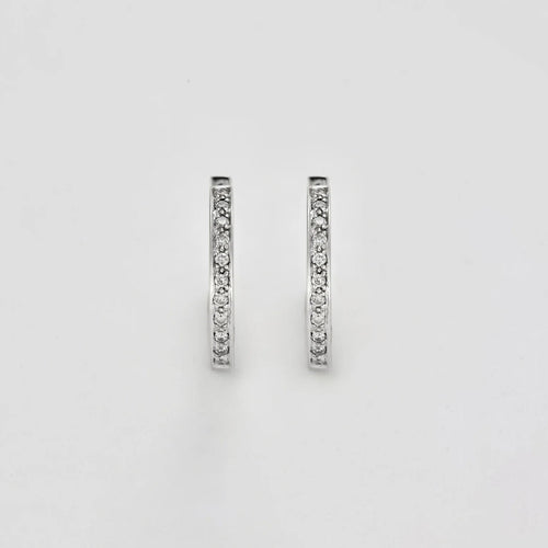 Boucles d'oreilles Boucles D'oreilles Demi-Créoles Or & Diamants 58 Facettes BO/240005