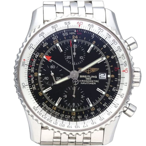 Montre Breitling Montre Navitimer World GMT Chronographe 58 Facettes MT42069