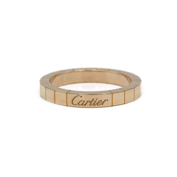 Bague 56 CARTIER - alliance lanière or jaune 58 Facettes 240226R