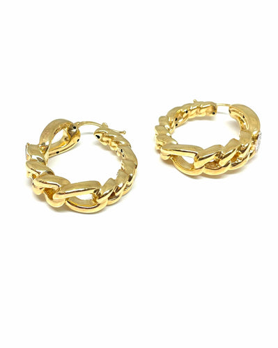 Boucles d'oreilles Boucles d’oreilles chic et originales en or jaune 18 carats 58 Facettes