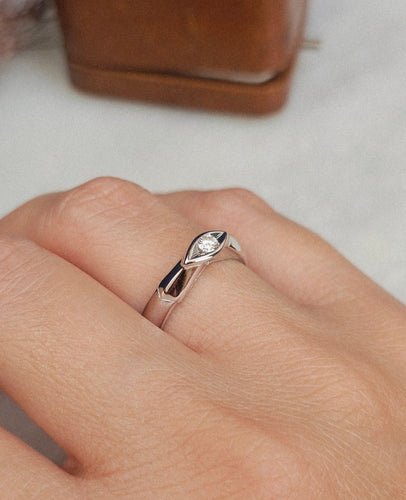 Bague Solitaire Diamant 0.10ct