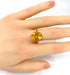 Bague 58 Bague en or jaune et citrine 58 Facettes AB324