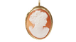 Pendentif Pendentif-broche ancien en or jaune et camée 58 Facettes 31783
