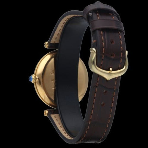 Montre Cartier Montre Must De Cartier Vermeil 58 Facettes MT41167