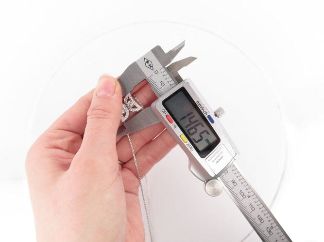 Collier collier pendentif papillon 58 diamants 0.35ct or blanc 18k 6gr 58 Facettes 266988