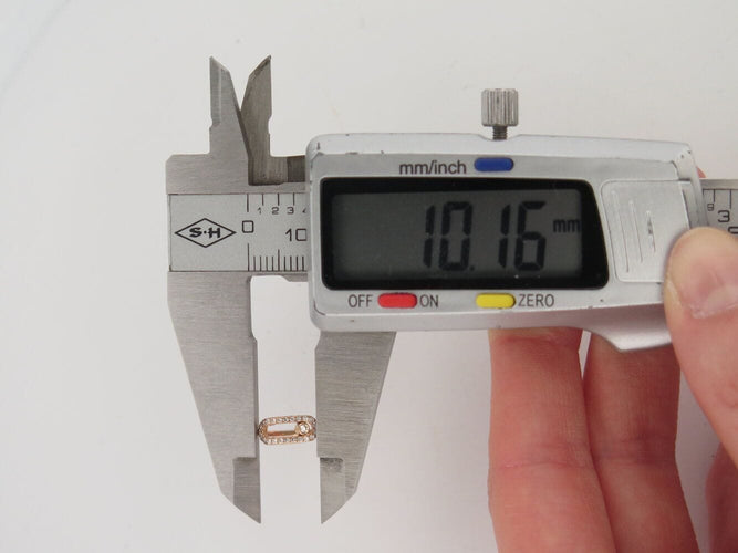 Bague 47 bague MESSIKA move uno semi pavee 04705-pg or rose 18k & diamants t47 58 Facettes 272292